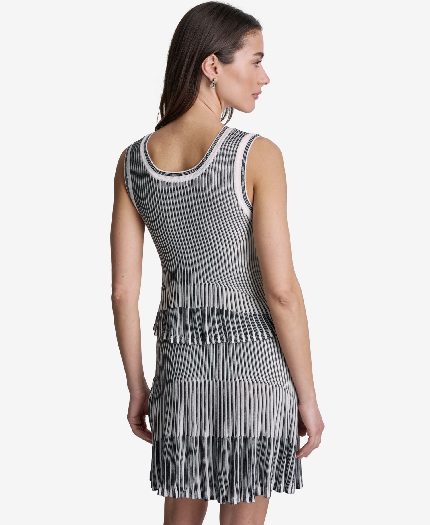 Women's Striped Sleeveless Viscose Tank Top
