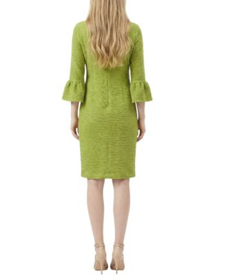 Women's 3/4-Sleeve Mother of Pearl Detail Dress