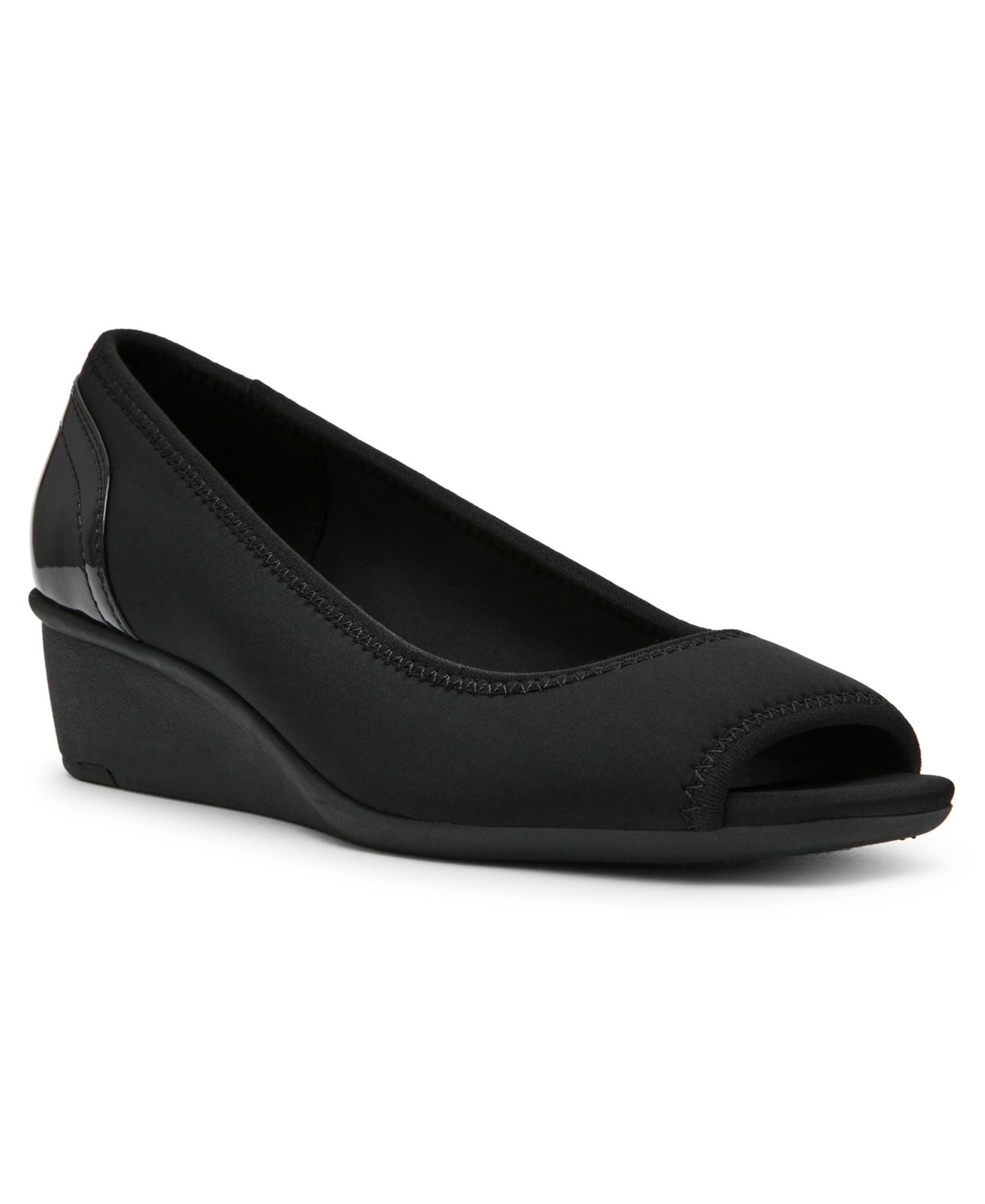 Women's Waylynn Peep-Toe Wedge Pumps