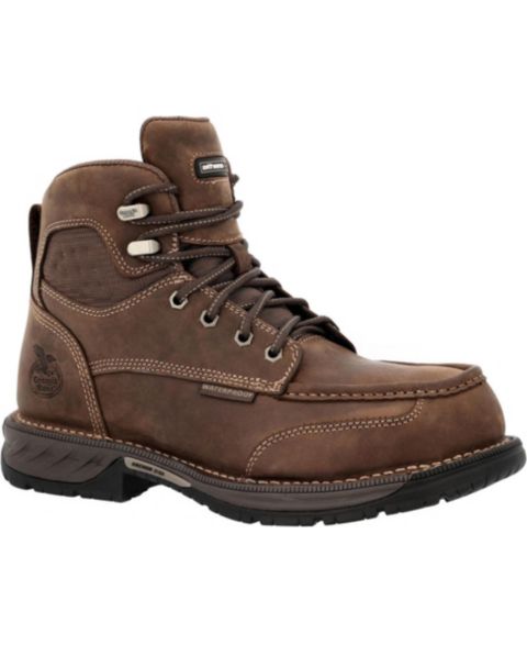 Мужские ботинки GEORGIA BOOT Athens 360 6" Side-Zip Waterproof Nano Composite Toe Moc-Toe Work Boot