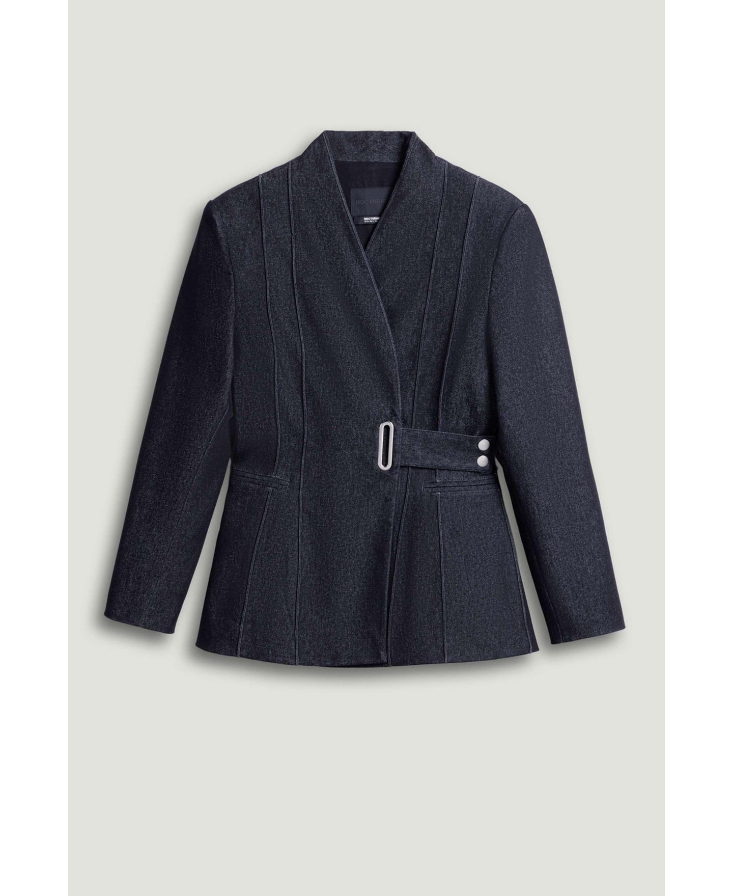 Женский пиджак NOCTURNE Sharply Tailored Belt Detailed Blazer — фото 8