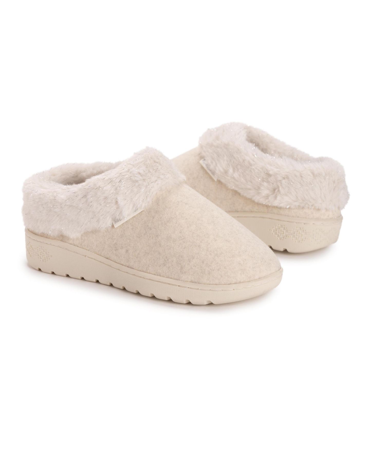 Женские тапочки MUK LUKS Nony Ann Slipper, цвет: Овсяный меланжевый — фото 5