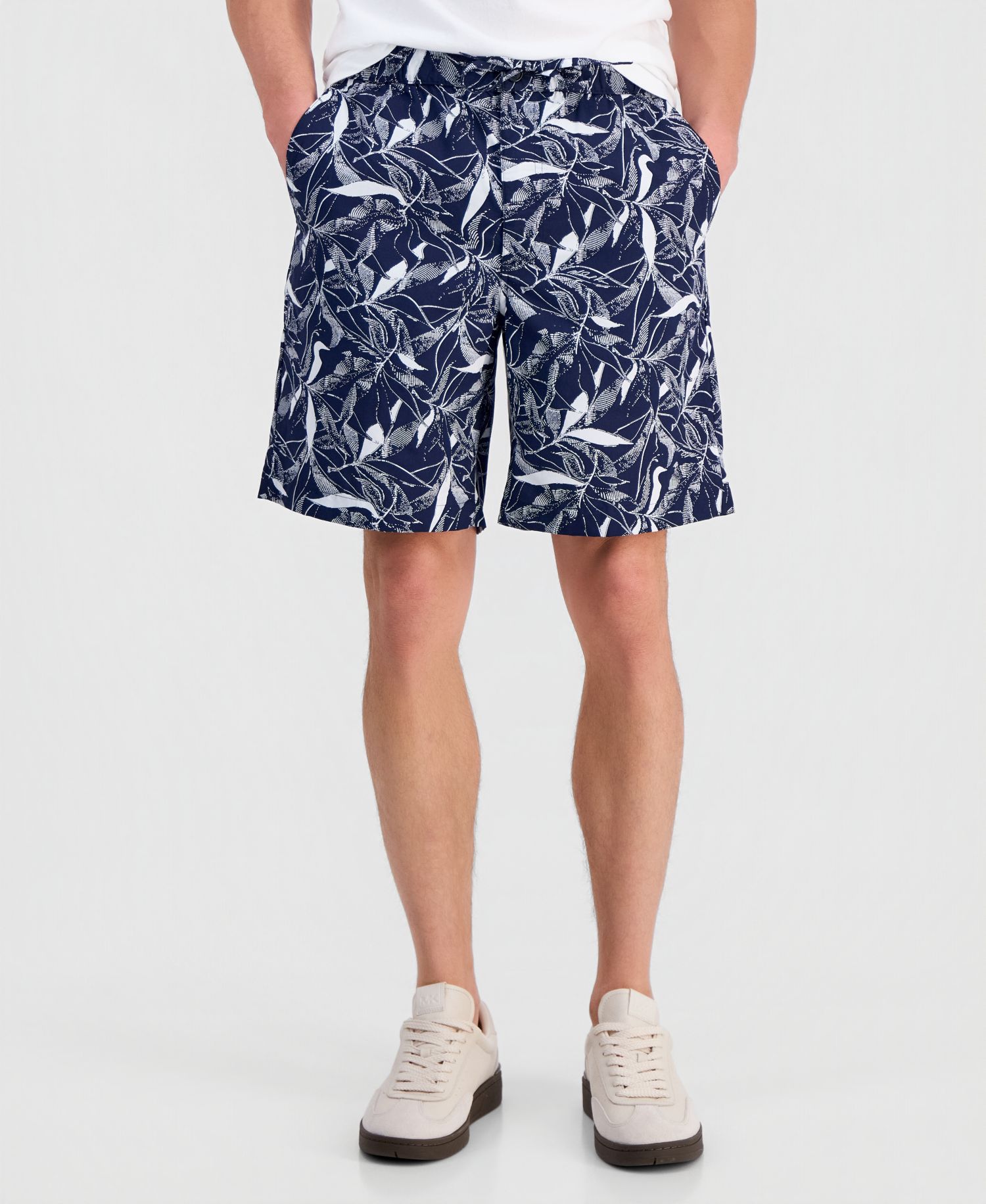 Men's Large Floral Print Shorts