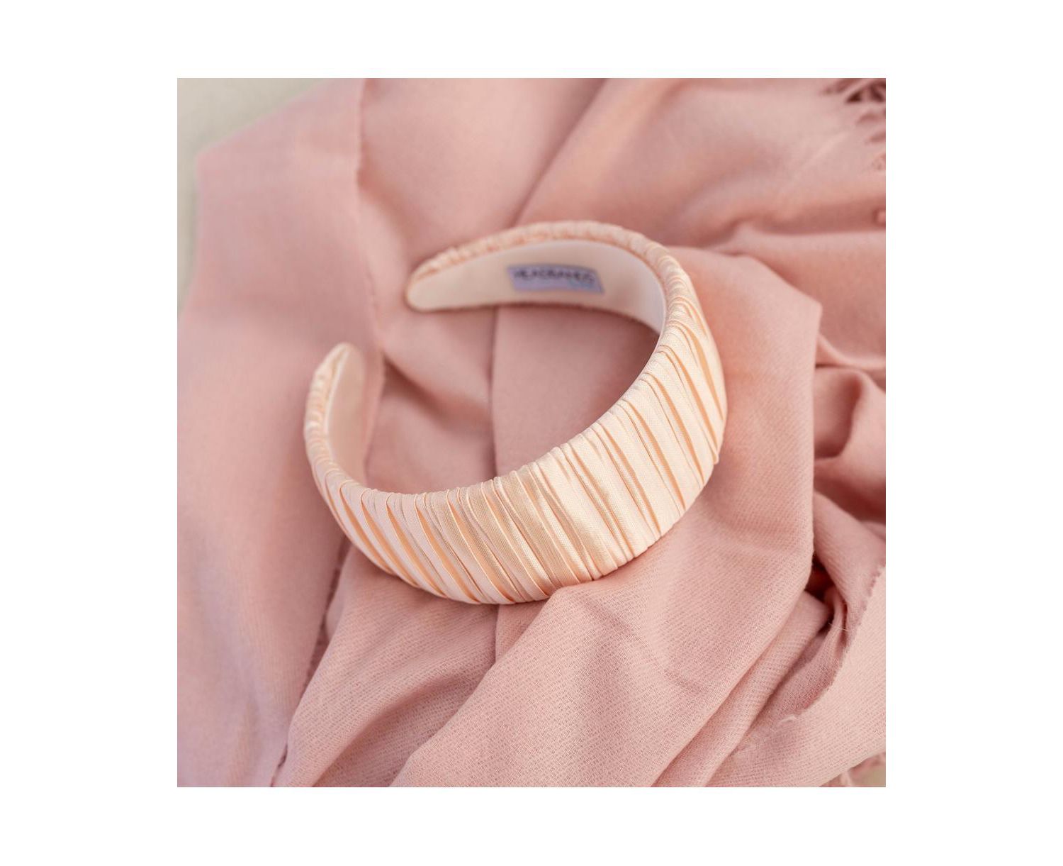 Women's Wide Headband - Pastel Pink