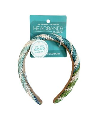 Women's Classic Padded Woven Raffia Headband
