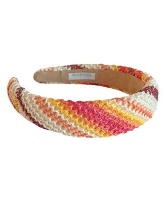 Women's Classic Padded Woven Raffia Headband
