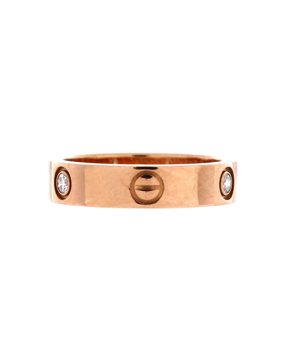 Pre-Owned Cartier Love 3 Diamonds Band Ring