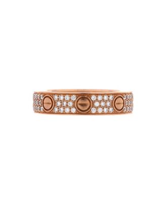 Love Wedding Band Pave Diamonds Ring