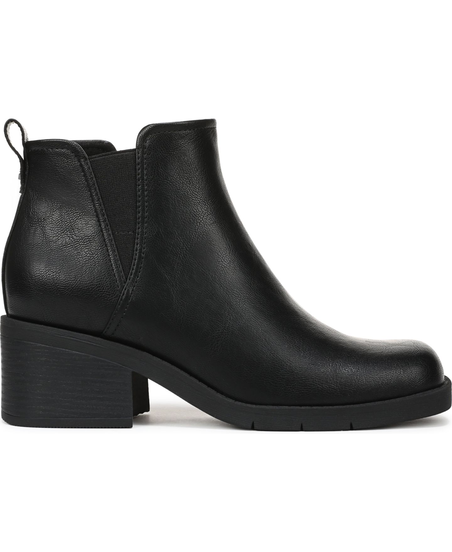 Женские ботинки Dr. Scholl's Joplin Square Toe Short Booties, цвет: Чёрная искусственная кожа — фото 2