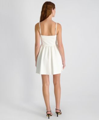 Women's Sweetheart Neck Mini Dress