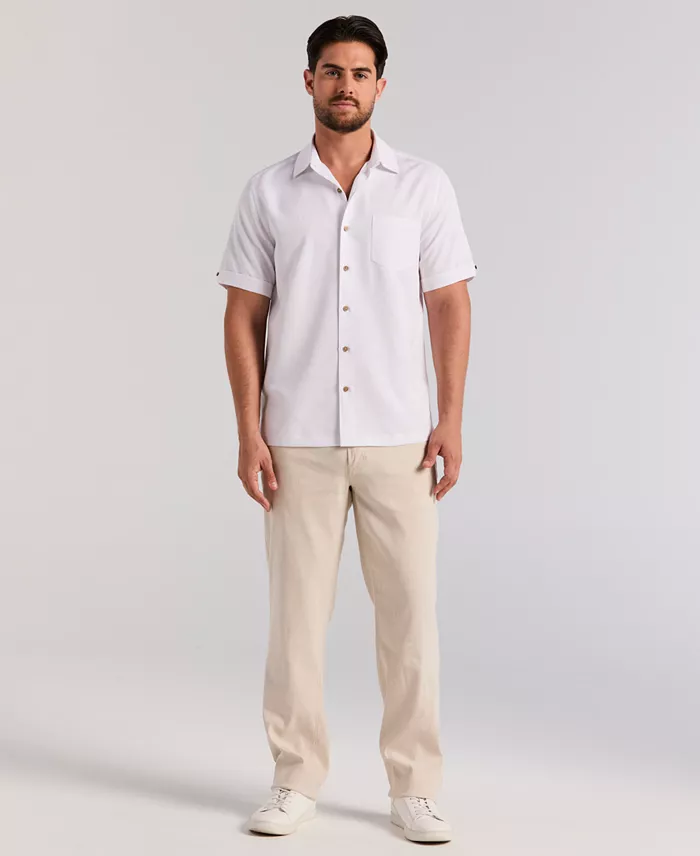 Men's Palm Print Short-Sleeve Button-Down Shirt - thumbnail 7