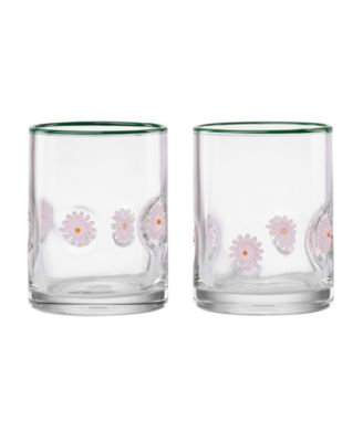 24 Seven Flower Tumbler, Set of 2