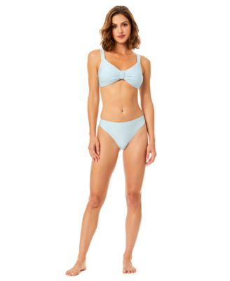 Women's V-Neck Adjustable Straps Knot Bikini Top