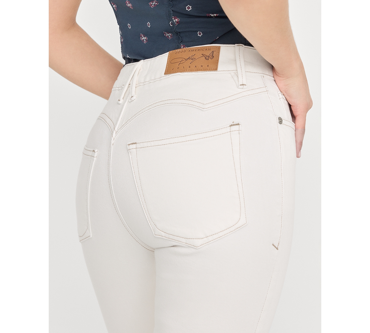 Good American Women's Mid-Rise Flared-Leg Jeans