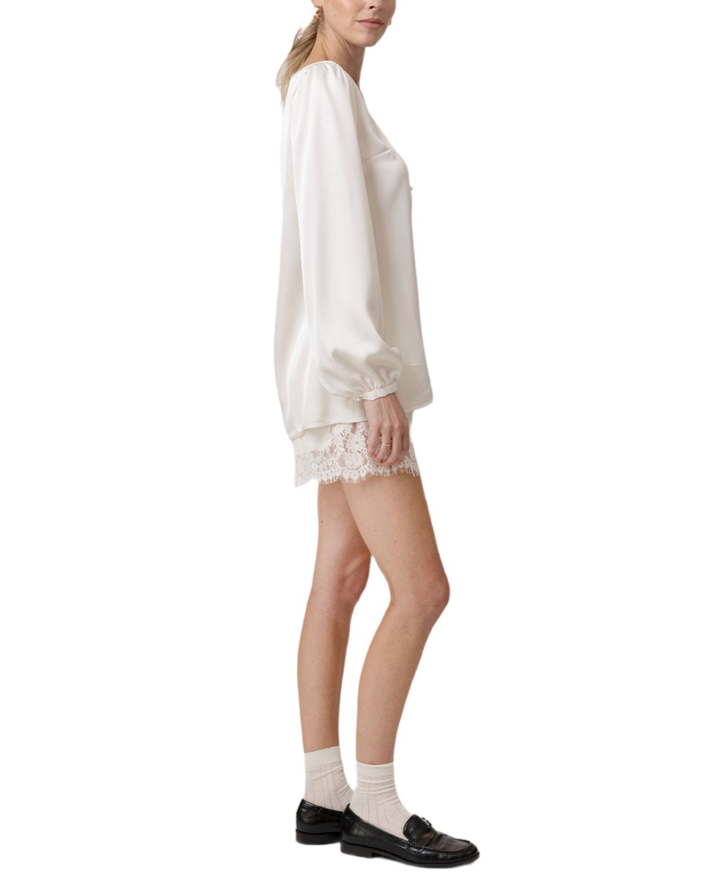 Women's Nicolo Lace Trim Shorts