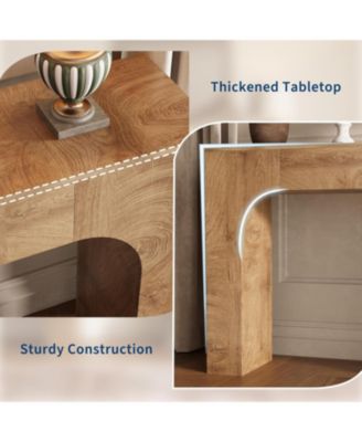 47 Inch Long Console Table for Entryway,Slim Narrow Entrance Tables,Foyer Accent,Hallway Table,Farmhouse Wood Sofa Table