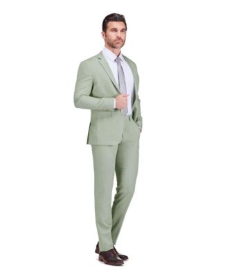 Men's 2 Piece 4 Way Stretch Notch Lapel Slim Fit Suit