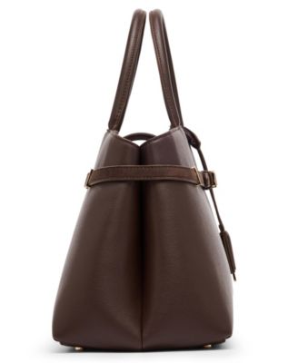 Medium Belted Satchel Handbag