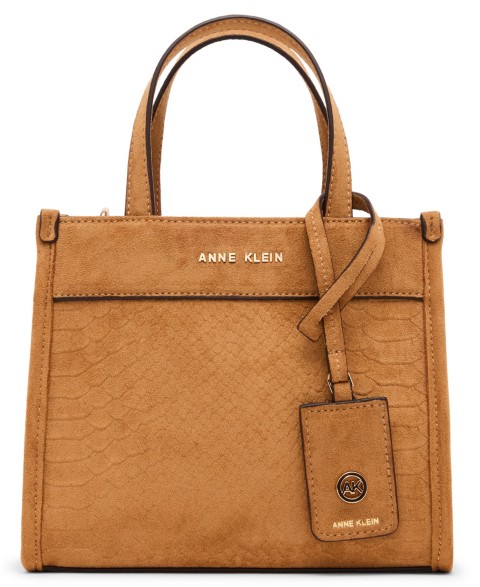 Женские сумки Anne Klein Textured Faux Suede Mini Tote Handbag