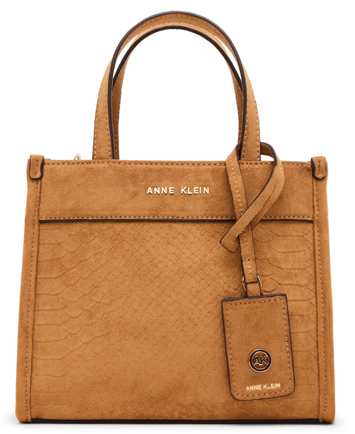 Женские сумки Anne Klein Textured Faux Suede Mini Tote Handbag — фото 1