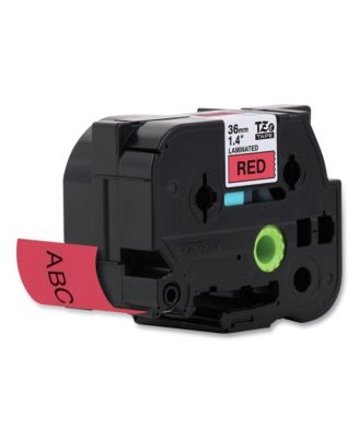 TZE461CS 1.4 in. x 26.2 ft. TZe Standard Adhesive Laminated Labeling Tape