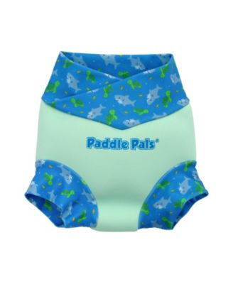 Paddle Pals Toddler Swim Diaper 24 Months, Reusable Neoprene for Swimming Lessons and Pool Use - Blue