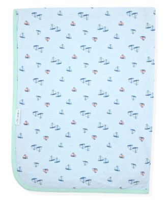 Max Olivia Baby Reversible Novelty Printed Blanket - Blue 12$