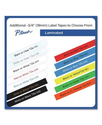 TZE541 0.7 in. x 26.2 ft. TZe Standard Adhesive Laminated Labeling Tape
