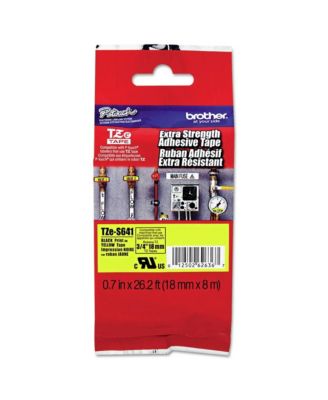 TZES641 0.7 in. x 26.2 ft. TZe Standard Adhesive Laminated Labeling Tape