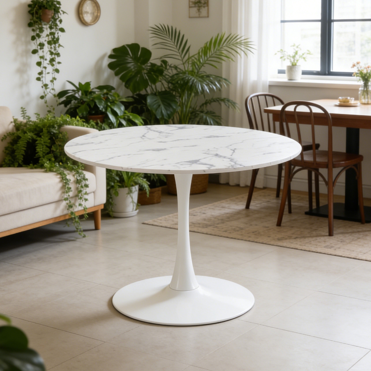 Streamdale Furniture Marble Tulip Dining Table