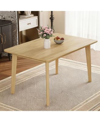 Rustic Farmhouse Solid Wood Minimalist Retro Design Dining Table