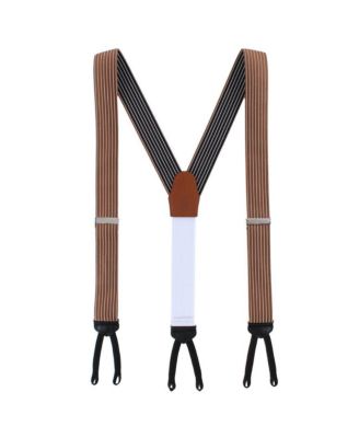 Men's Voltaire Chalk Stripe Formal End Suspenders