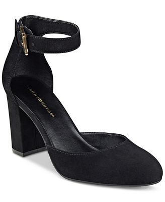 Tommy Hilfiger Elona Ankle-Strap Pumps - Pumps - Shoes - Macy's