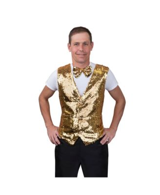 Sequin Vest with Bowtie