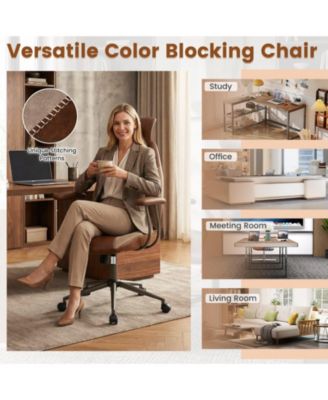 Ergonomic Office Chair Computer Desk Chair with 2D Headrest and Rocking Backrest