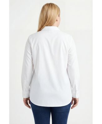 Plus Size Perfect Long Sleeve Shirt