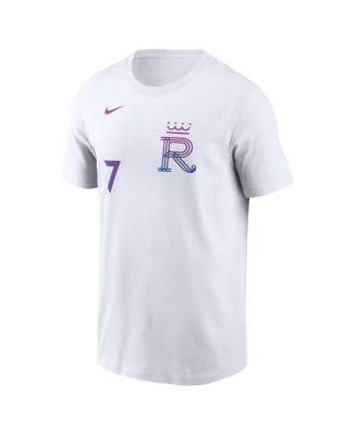Men's Bobby Witt Jr. White Kansas City Royals 2026 City Connect Name & Number T-Shirt