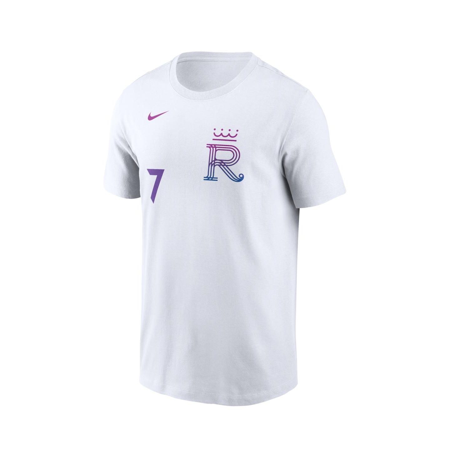Мужская футболка Nike Bobby Witt Jr. White Kansas City Royals 2026 City Connect Name & Number — фото 2