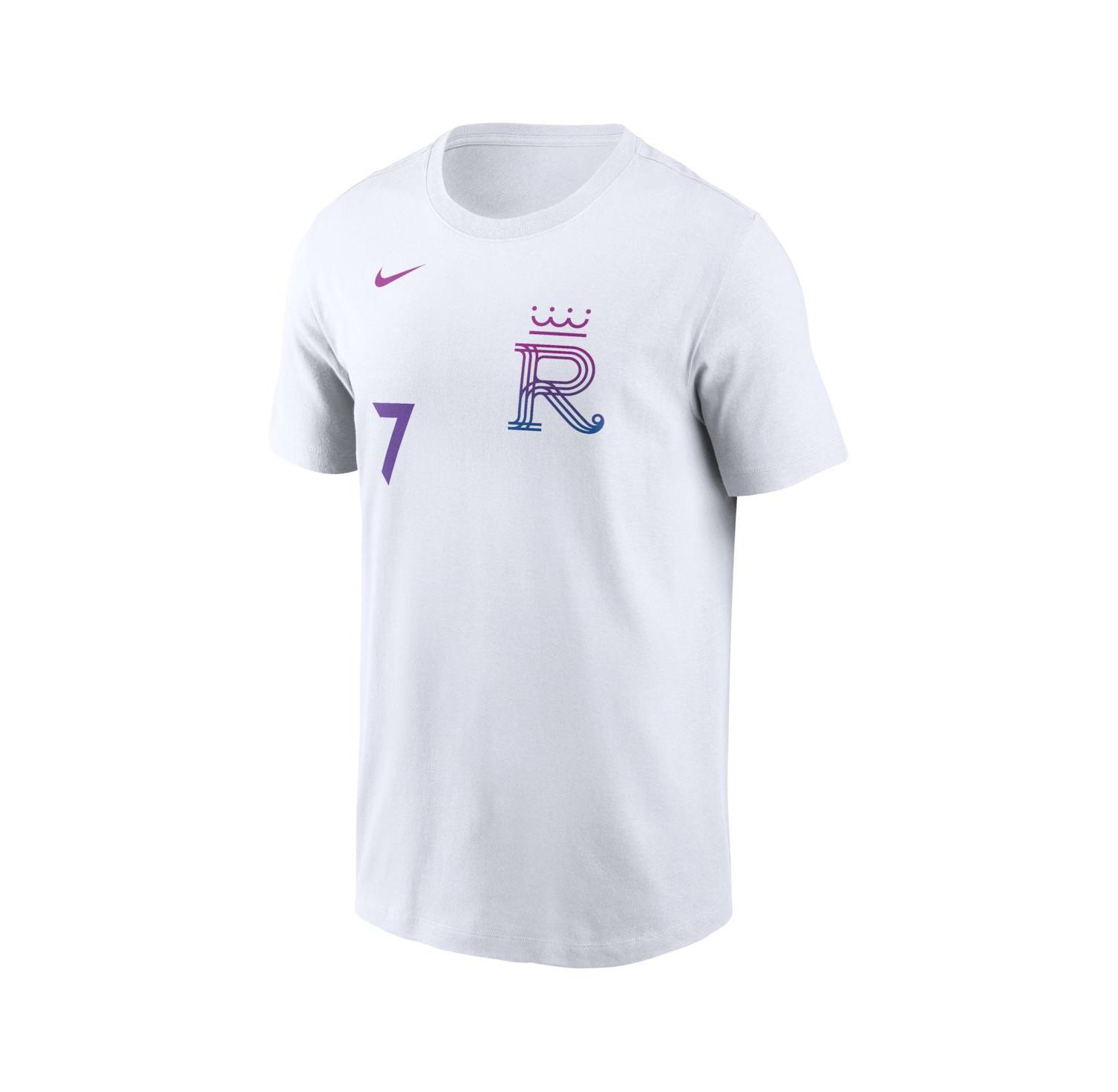 Men's Bobby Witt Jr. White Kansas City Royals 2026 City Connect Name & Number T-Shirt