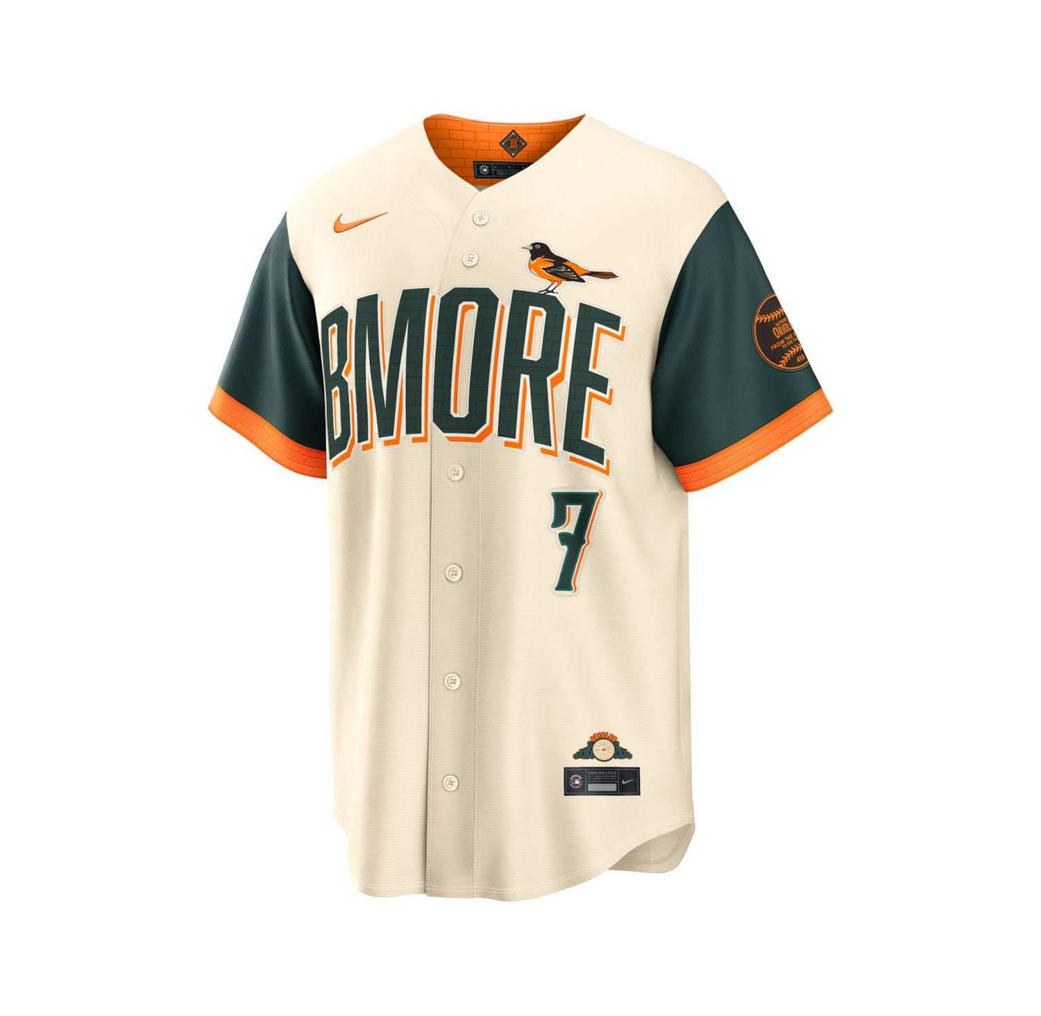 Men's Jackson Holliday Natural Baltimore Orioles 2026 City Connect Stadium Jersey