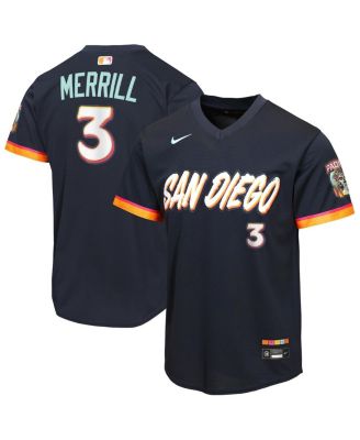 Big Boys and Girls Jackson Merrill Black San Diego Padres 2026 City Connect Stadium Jersey
