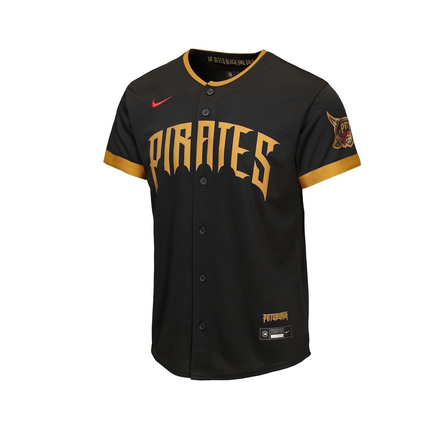 Big Boys and Girls Paul Skenes Black Pittsburgh Pirates 2026 City Connect Stadium Jersey