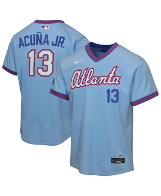 Big Boys and Girls Ronald Acu&ntilde;a Jr. Light Blue Atlanta Braves 2026 City Connect Stadium Jersey