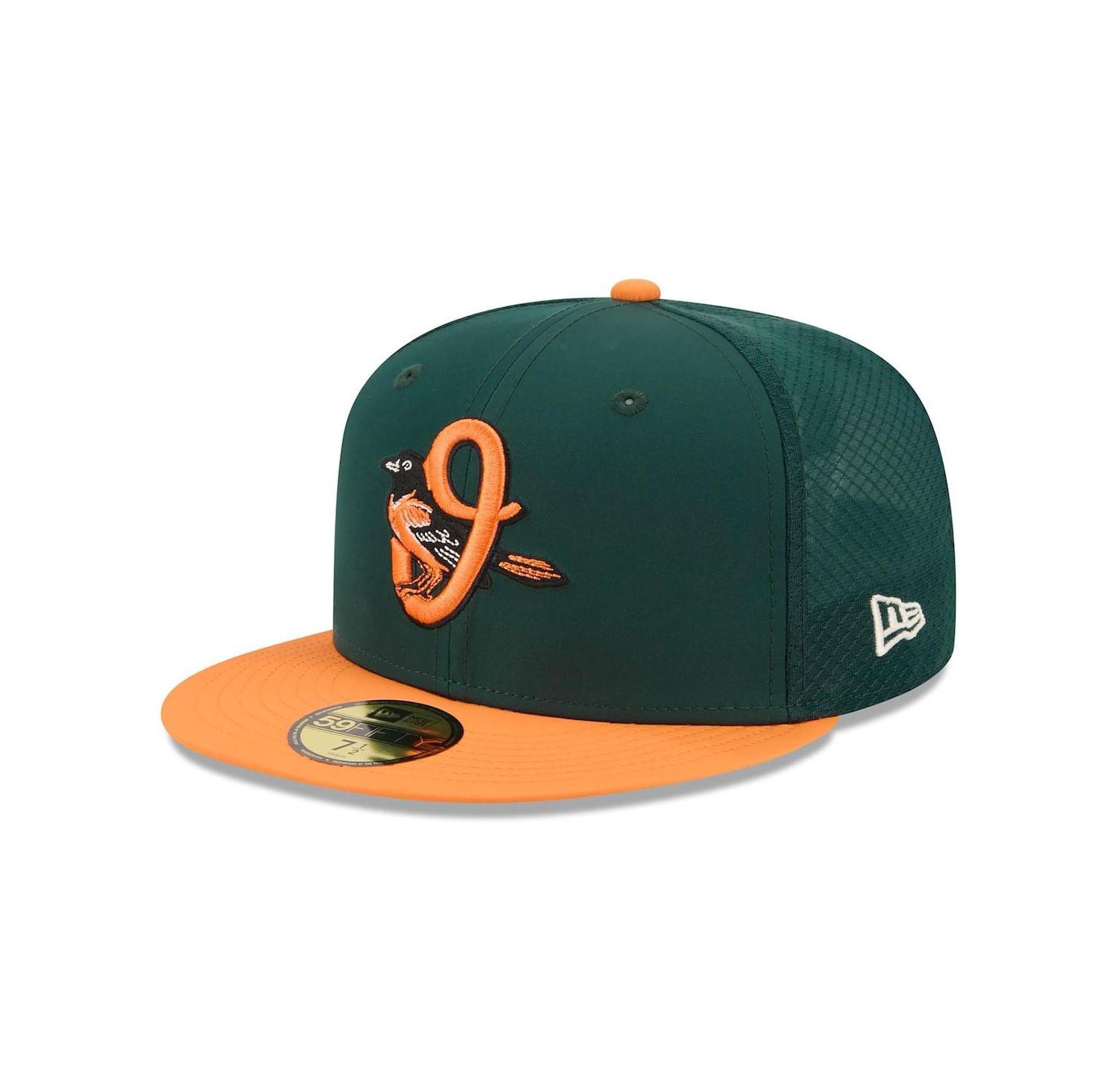 Men's Dark Green/Orange Baltimore Orioles 2026 City Connect Batting Practice 59FIFTY Fitted Hat