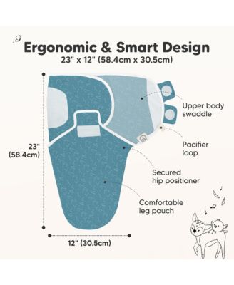 3pk Soothe Baby Swaddle, Organic Baby Swaddle Sleep Sacks, Newborn, Infant Swaddle Sack