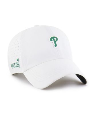 Men's White Philadelphia Phillies Elevated Greens Clean Up Adjustable Hat