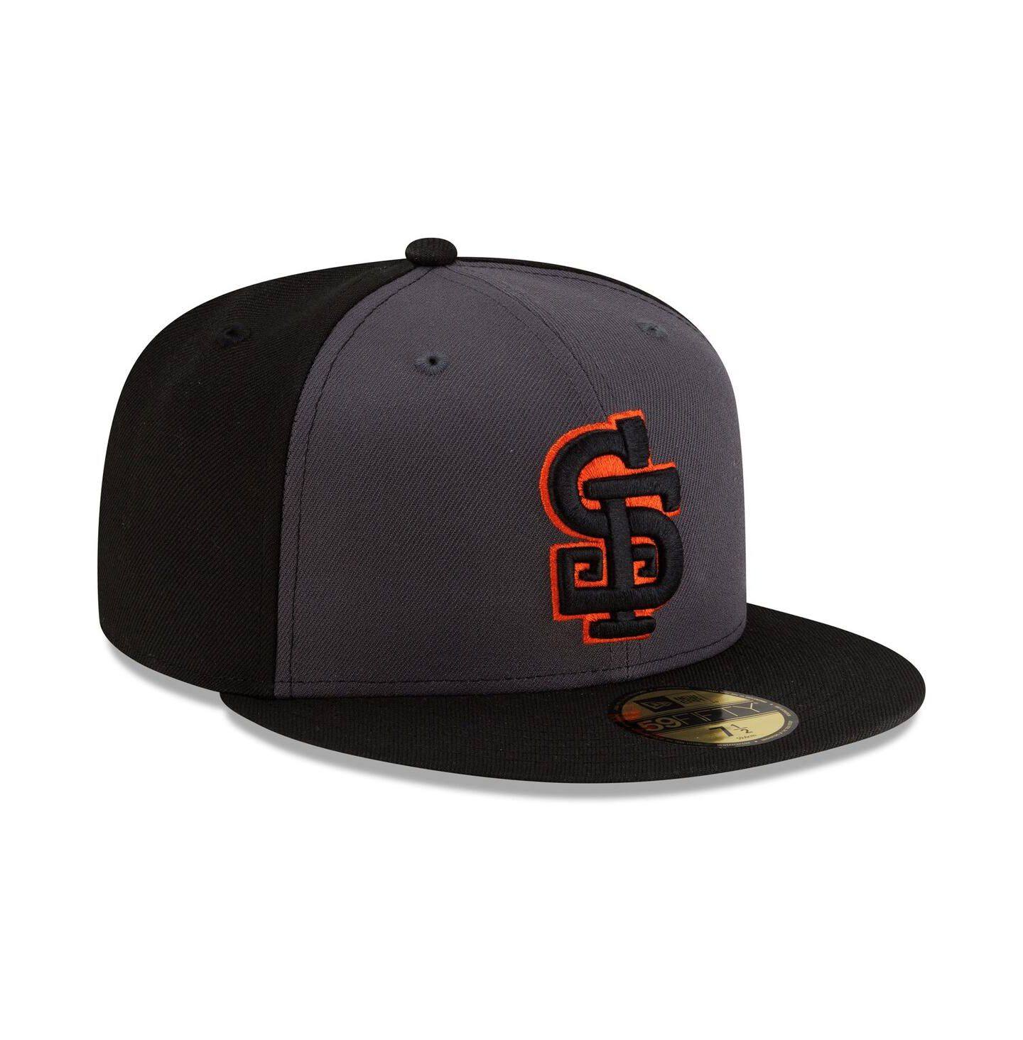 Мужская кепка New Era Gray/Black San Francisco Giants Authentic Collection Alternate 59FIFTY Fitted Hat — фото 3