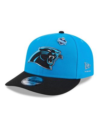Men's Blue/Black Carolina Panthers 2026 NFL Draft On Stage Pre-Curved 9FIFTY Snapback Hat