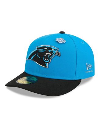 Men's Blue/Black Carolina Panthers 2026 NFL Draft Pre-Curved 59FIFTY Fitted Hat