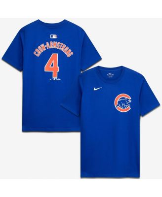 Big Boys and Girls Pete Crow-Armstrong Royal Chicago Cubs Name & Number T-Shirt